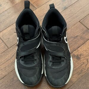 Kids Black and White Nike Shoes